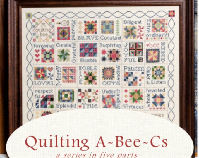 QUILTING Abeecs 4 in Series Erica Michaels Designs Cross Stitch Pattern2 Etsy