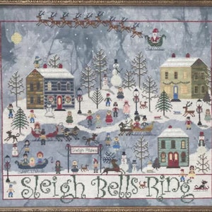 SLEIGH RIDE  * Praiseworthy  Stitches * Cross Stitch Pattern-3