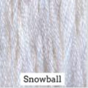May include: White yarn ball labeled "Snowball".