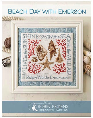 BEACH DAY With EMERSON * Robin Pickens * Counted Cross Stitch