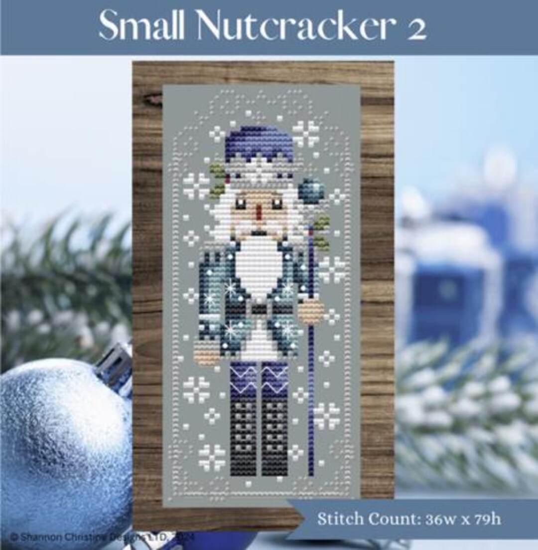 SMALL NUTCRACKER 2 * Shannon Christine Designs * Counted Cross Stitch ...