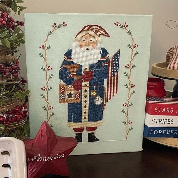 Kris Kringle Panel Etsy