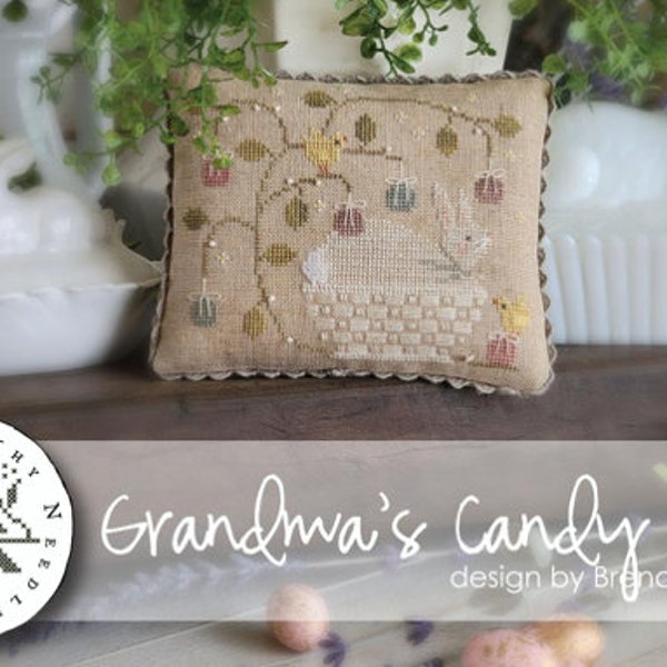 GRANDMA'S CANDY DISH * With Thy Needle and Thread * Cross Stitch Pattern-2