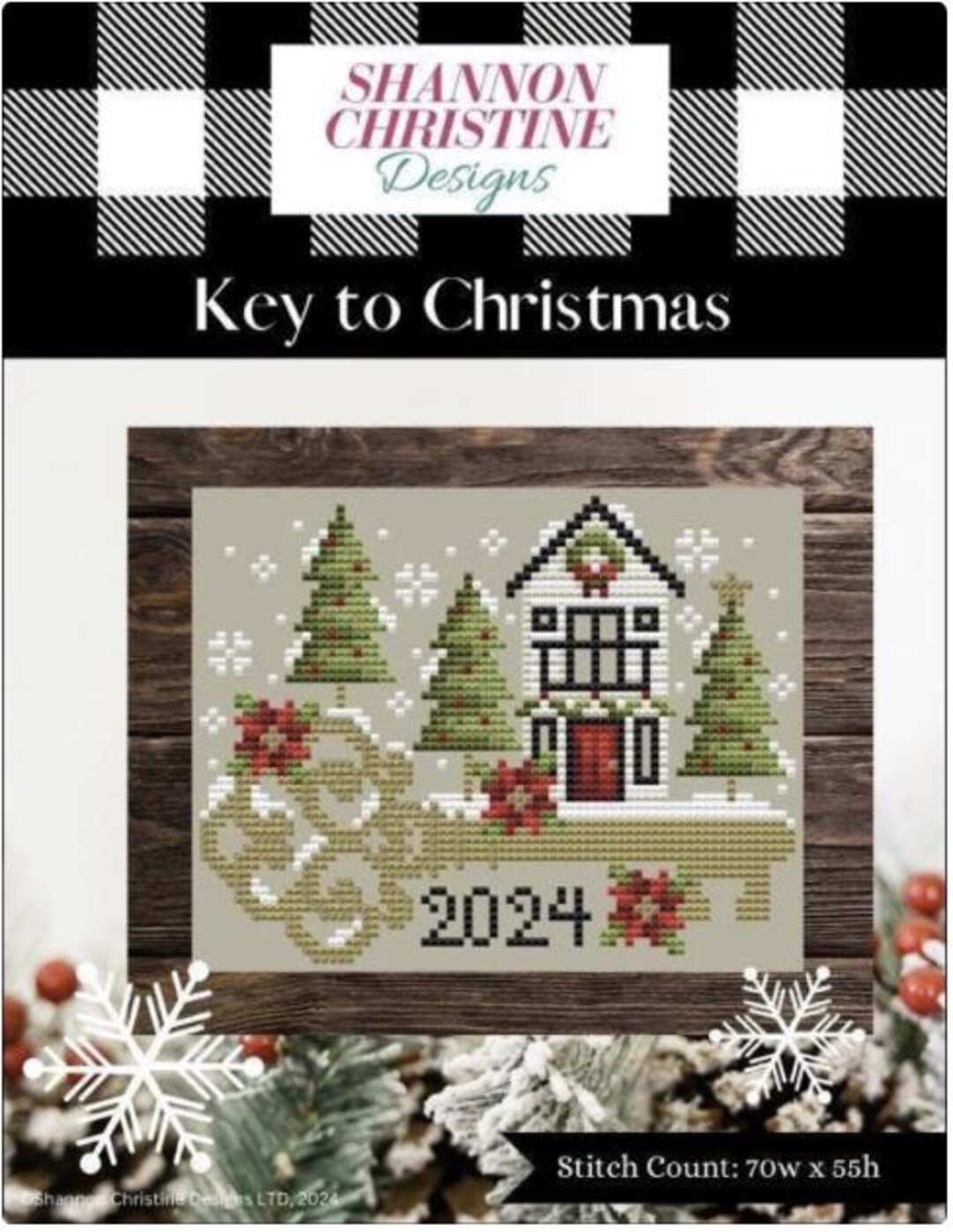 KEY TO CHRISTMAS * Shannon Christine Designs * Counted Cross Stitch