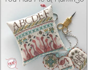 You Had Me At Flamingo * Hands on Design * Cross Stitch-b