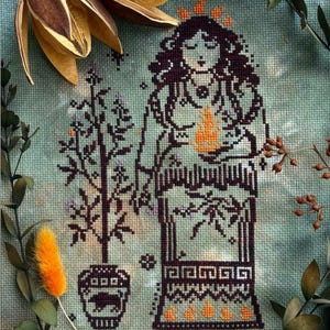 Pre-order * 2026 Needlework Marketplace * HESTIA * Quaternion Creations* Cross Stitch Pattern