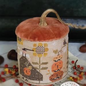 A WITCH In Her GARDEN * With Thy Needle and Thread * Brenda Gervais * Counted Cross Stitch Pattern-b