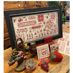 LONE EAGLE SAMPLER * NeedleWork Press * Cross Stitch Pattern-3