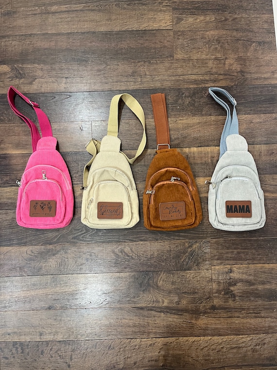 Corduroy sling bag hotsell