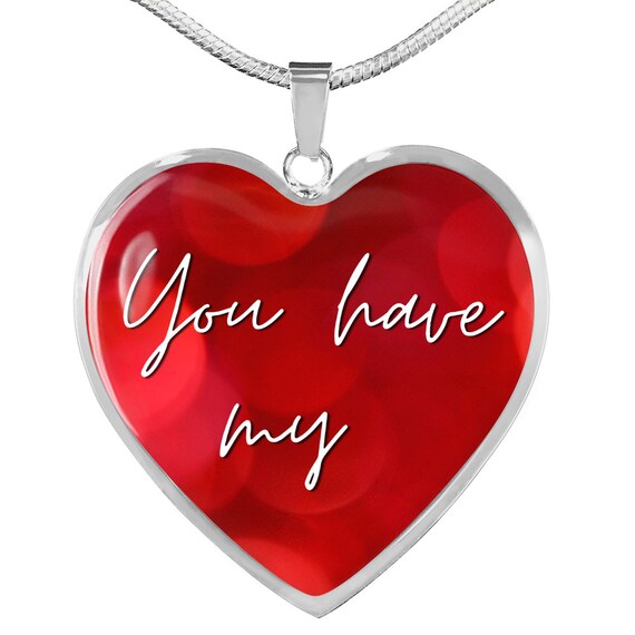 You have my heart necklace deals