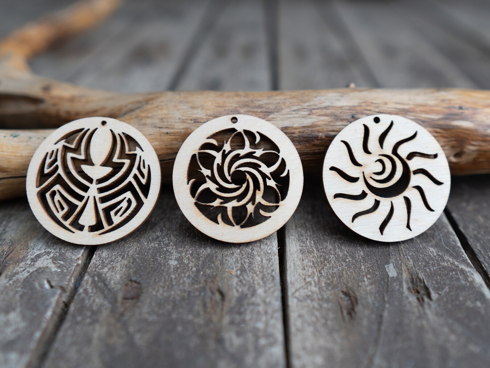 Set of 10 Laser Cut Necklaces Designs Vector SVG Files for Laser