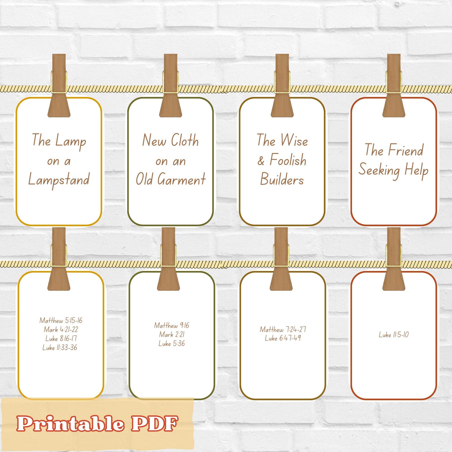 Parables of Jesus, Jesus Parables, Parables, Jesus Printable, Bible ...