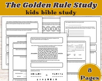 Bibelarbeitsblätter, Kinderbibelstudie, Bibelaktivitätsseiten, Kinderbibelunterricht, Kinderbibellernen, Sonntagsschulkinder, Bibelaktivitäten