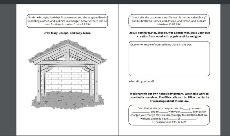 Life of Jesus, Bible Worksheets, Jesus Printable, Kids Bible Study ...