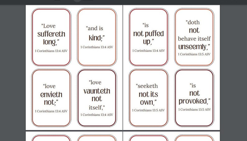 1 Corinthians 13, Bible Flashcards, Corinthians, Corinthians 13, Bible ...