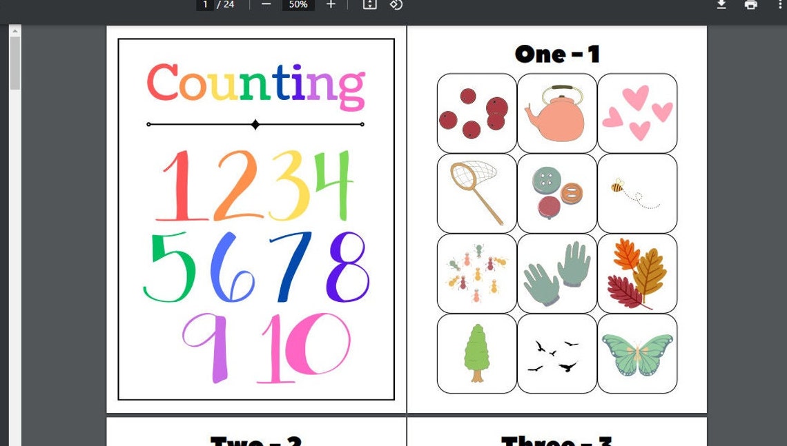 Counting Worksheets, Number Worksheets, Counting Activity, Number ...