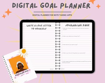 Becoming Her Planner: Boss Your Life Up (GoodNotes, OneNote, Canva)