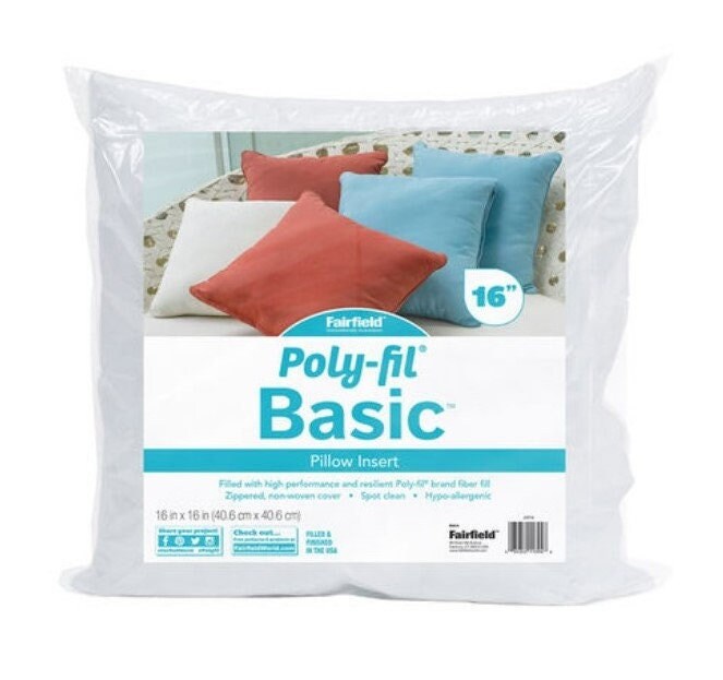 Fairfield Silky Poly-Fil, Premium Polyester Fiber, Soft Pillow Stuffing for  Peaceful Sleep, Stuffed Animals and Toys, 12-Ounce Bag, White