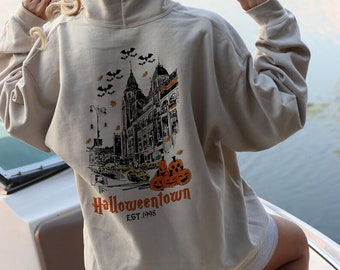 Halloweentown Hoodie,Spooky Hoodie,Halloweentown University Hoodie,Funny Hoodie,Halloween Gift,Preppy Hoodie,Halloween Sweatshirt