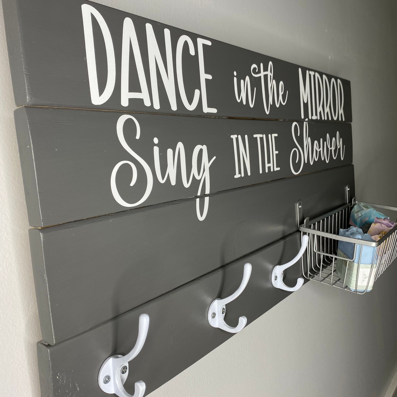Dance in the Mirror Sing in the Shower Bathroom Humor Sign Etsy