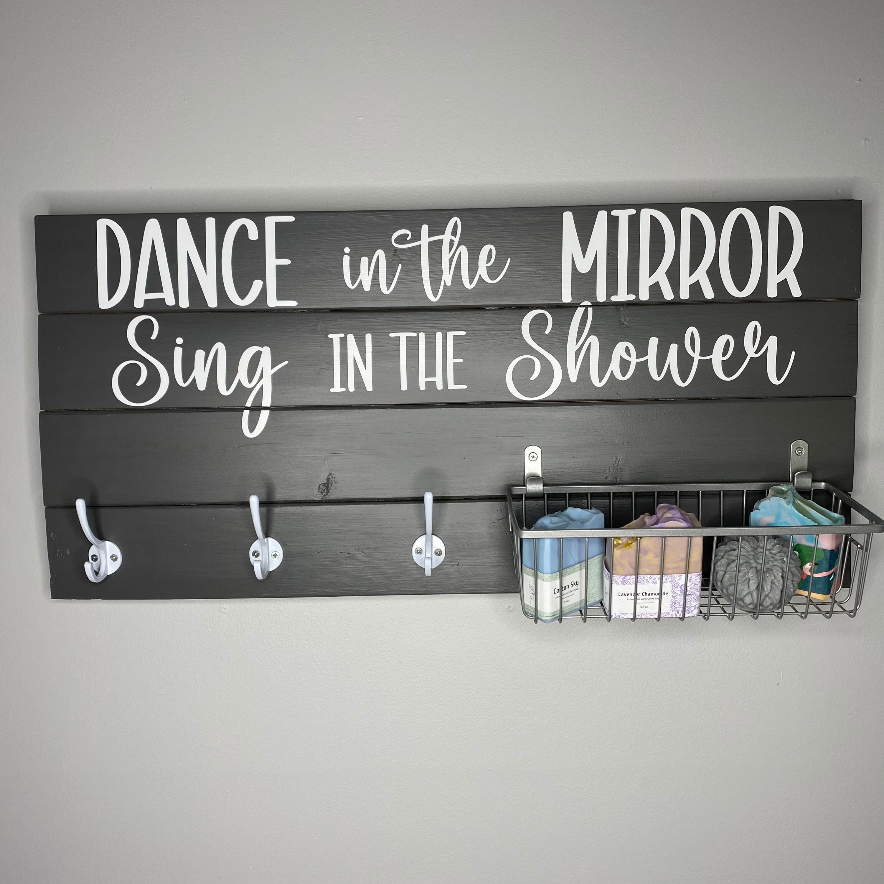 Dance in the Mirror Sing in the Shower Bathroom Humor Sign Etsy