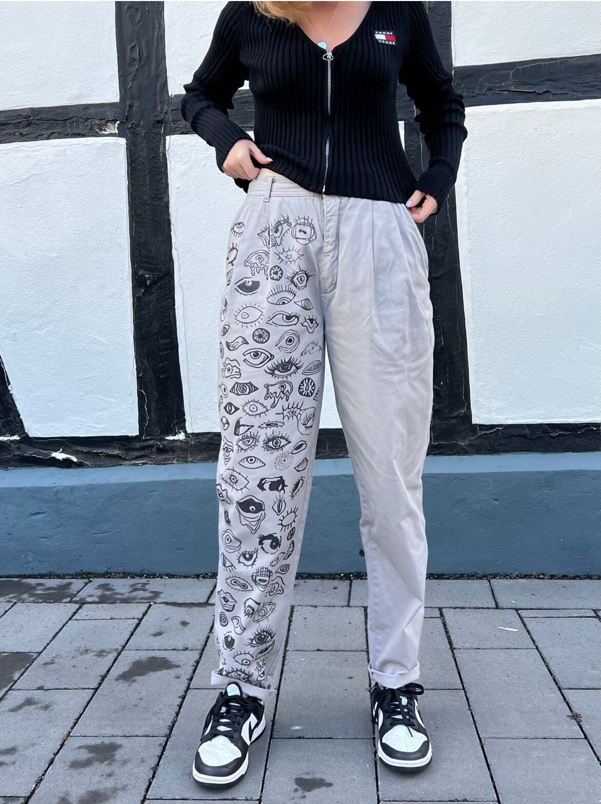 Hand Painted Pants - Etsy