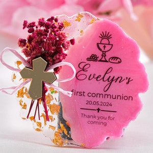 Bomboniere per la festa del battesimo, magneti in resina epossidica per gli ospiti, bomboniere per la prima comunione, bomboniere per baby shower, bomboniere di ringraziamento, regalo per il battesimo.
