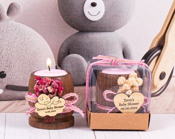Handmade Baby Shower Candle Favours for Guests, Christening Bulk Favours, 1st Birthday Favours, First Communion, Confirmation, Baptism Favor