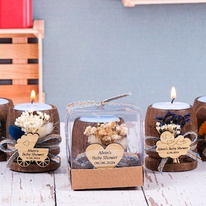 Handmade Baby Shower Candle Favours for Guests, Christening Bulk Favours, 1st Birthday Favours, First Communion, Confirmation, Baptism Favor