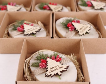 Christmas Scented Soap Favours| Personalised Christmas Gifts | Custom Christmas Favors | Christmas Table | New Year Merry Christmas Favors