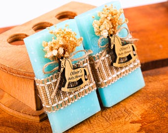 Personalized Scented Soap Favours for Guests, Handmade Baby Shower Soap Favours, Baptism Favors, 1st Communion Gifts for Guest, Unique Gifts