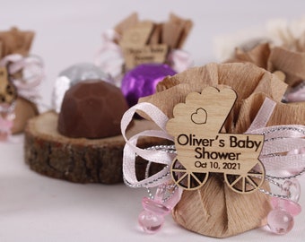 Personalised Baby Shower Chocolate Favours for Guest in Bulk | 1st Birthday Chocolate | Baptism Chocolate Favours | 1st Communion Candy