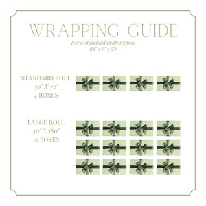 Greenery Lattice Pink Bows Wrapping Paper | Trellis Girly Preppy Gift Wrap | Maddenly Paperie image 5