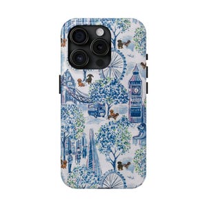 Dachshunds in London Protective Mag-Safe Phone Case image 1