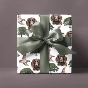 Boykin Spaniel Wrapping Paper | Duck Hunting Gift Wrap