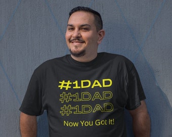 Dad #1 Father's Day T- shirt