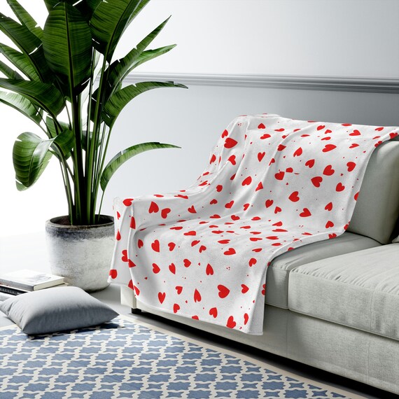 Valentine blanket throw hotsell