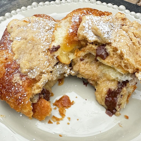 Cookie dough croissant