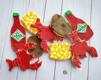 Crawfish Boil cookies