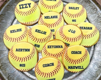 Softball cookies