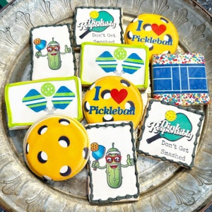 Pickleball cookies