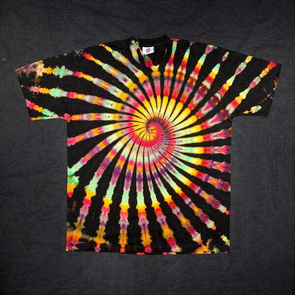 Tie Dye Reverse T-shirt Super Spiral US Size L