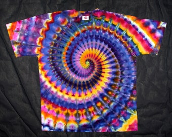 Tie Dye T-shirt Super Spiral US Size XL