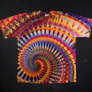 Tie Dye T-shirt Super Spiral US size 2XL