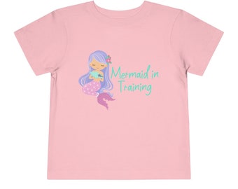 Mermaid in Training Girls Kids Childrens T-Shirt 