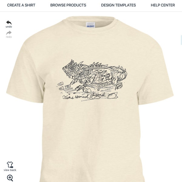 Texas Wildlife Texas Horned Lizard T-Shirt