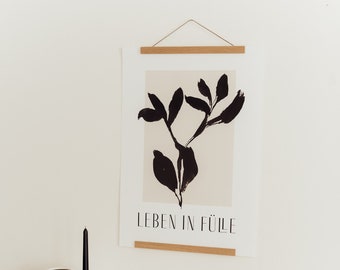 Leben in Fülle - christliches Poster A2