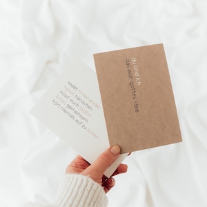 Postkartenset EHE - Hochwertige Schilfpapierkarten