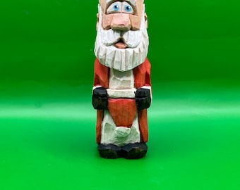 Wooden Santa Christmas Tree Ornaments