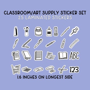 Art Bin Label Sticker Set, Teacher Supply Labels, Art Stickers, Teacher Classroom Labels, Art Bin Labels, Art Teacher Laptop Stickers